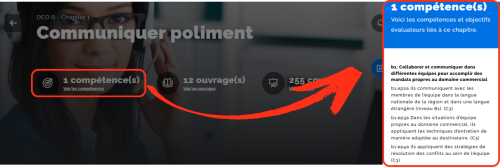 Affichage compétences sur NP